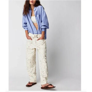FREE PEOPLE PAINTER PANT 12 NEW
